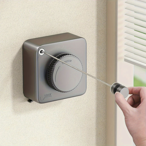 Retractable Stainless Steel Clothesline, Wall Mounted Heavy Duty Indoor Outdoor Drying Line