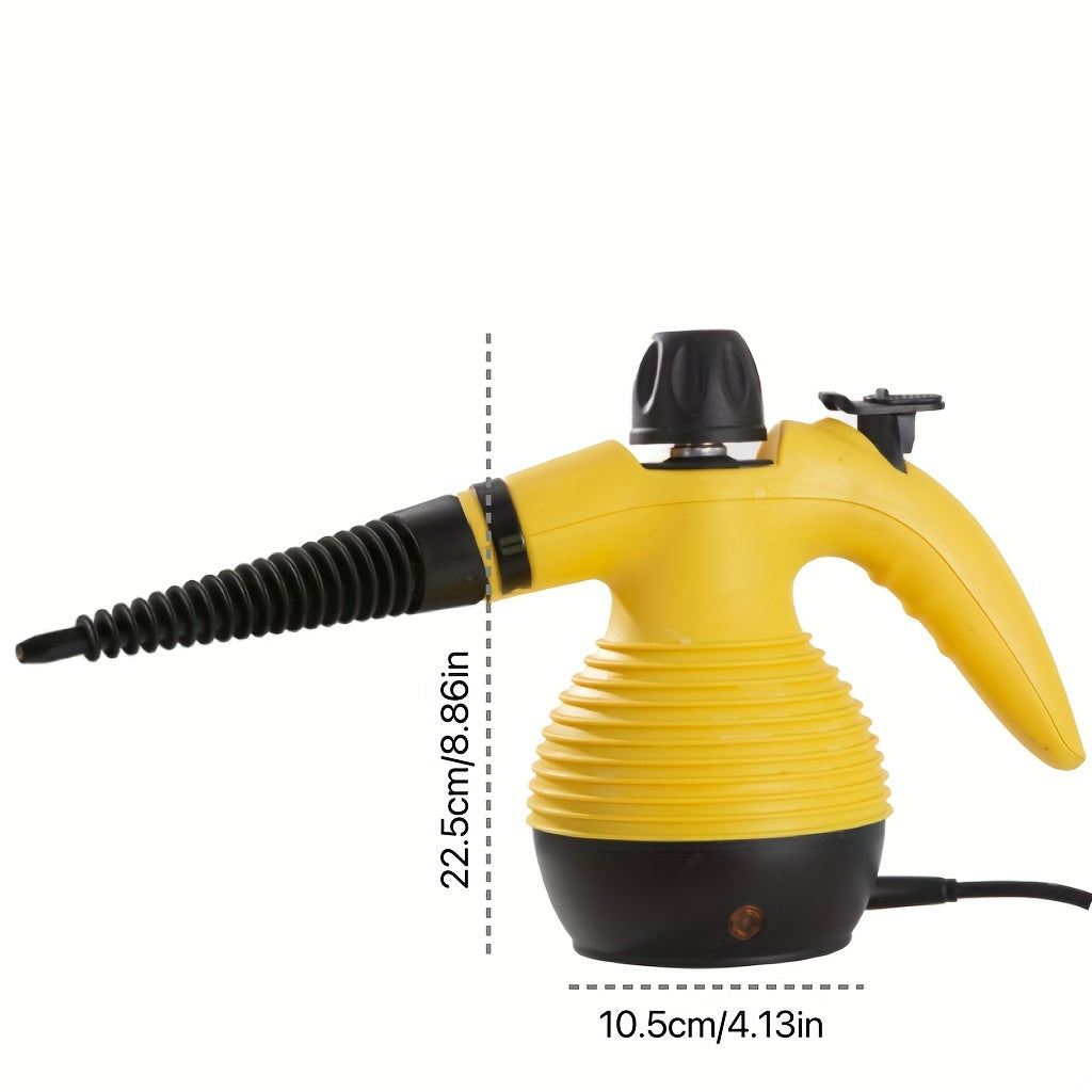 ESUPER Handheld Pressurized Steam Cleaner, Multi-Purpose Steam Cleaning Machine with 9 Accessories, IPX4 Waterproof, for Kitchen, Floor, Window, Curtain & Car Seat Stain Removal