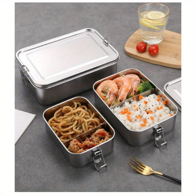 Thickened Rectangular Insulated Bento Box, Sealed 304 Stainless Steel Lunch Container